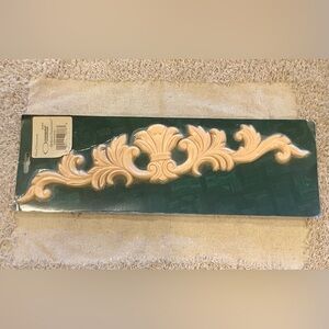 Wood vintage Decorative Wall Appliqué ready to paint or stain